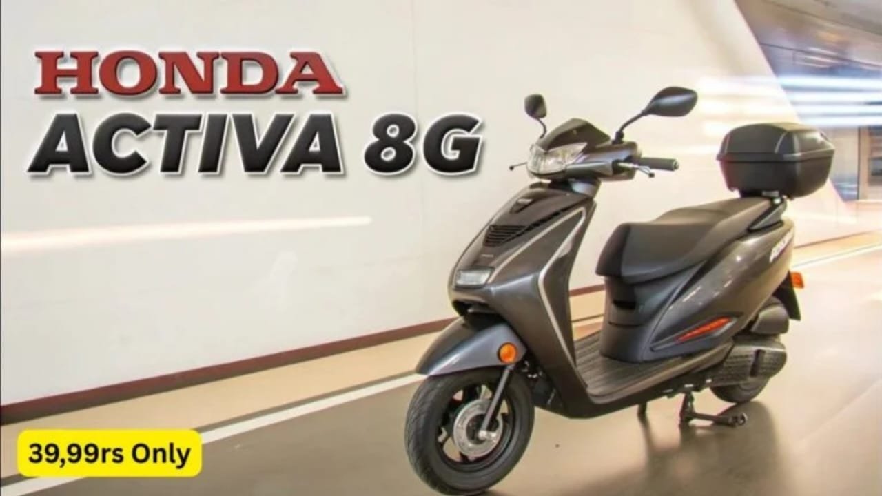 Honda Activa 8G – 109.5cc Engine, 90 km/l Mileage & Smart Urban Scooter at Just ₹70,950!